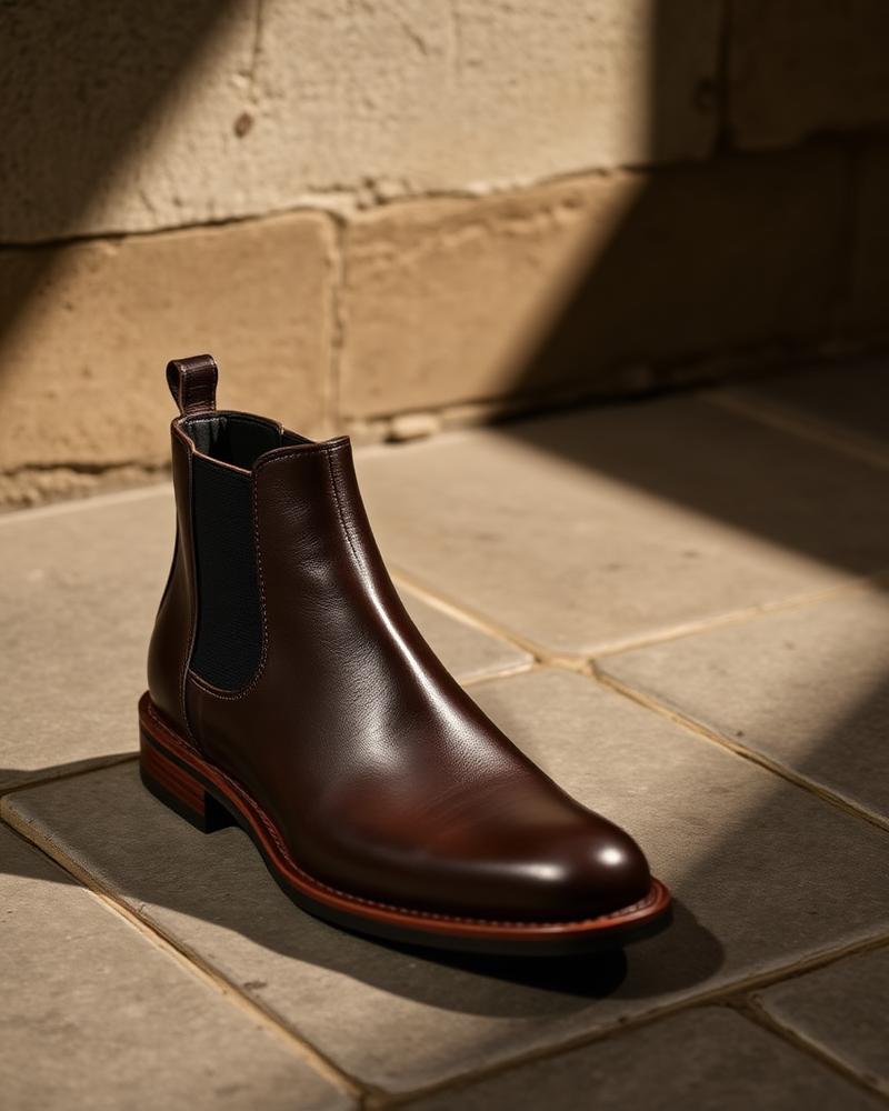 Balenciaga Botines chelsea en cuero